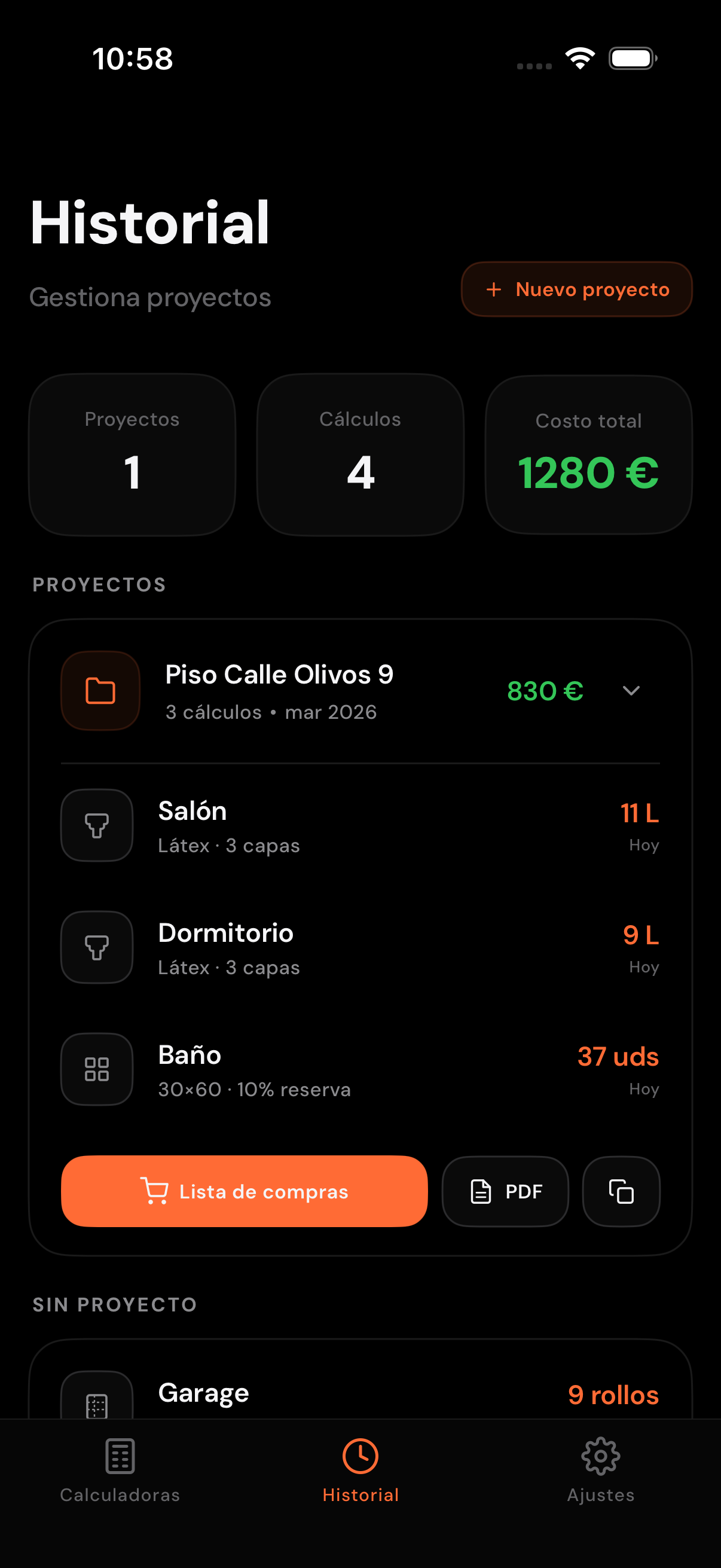 Lista de compras