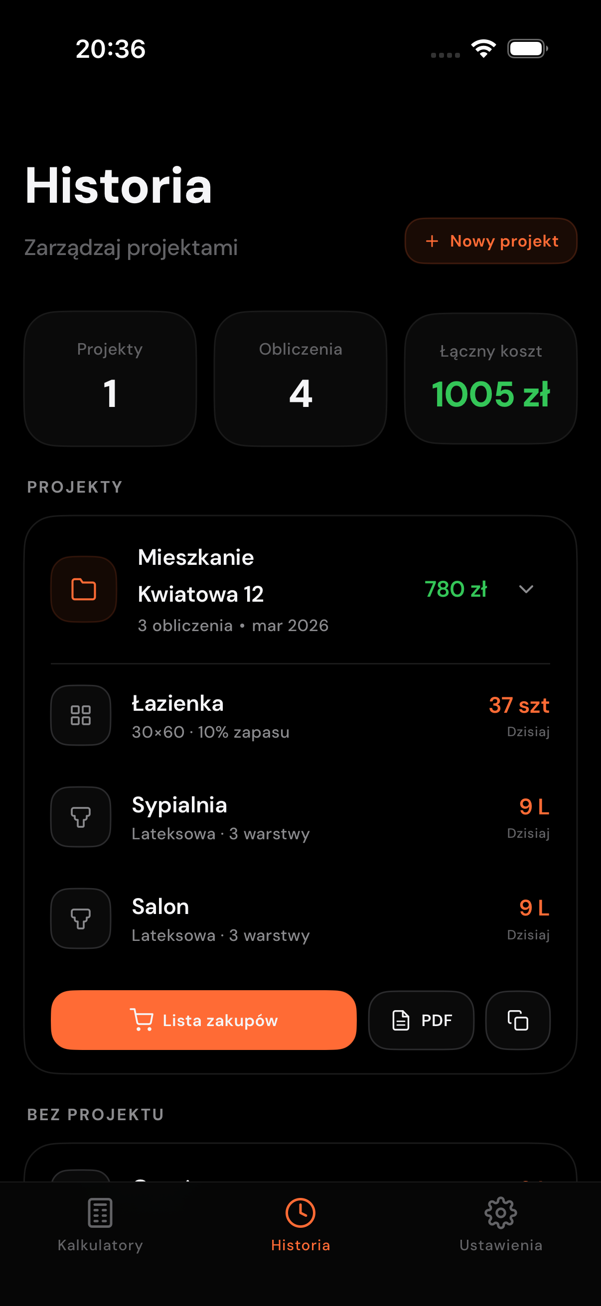 Lista zakupów